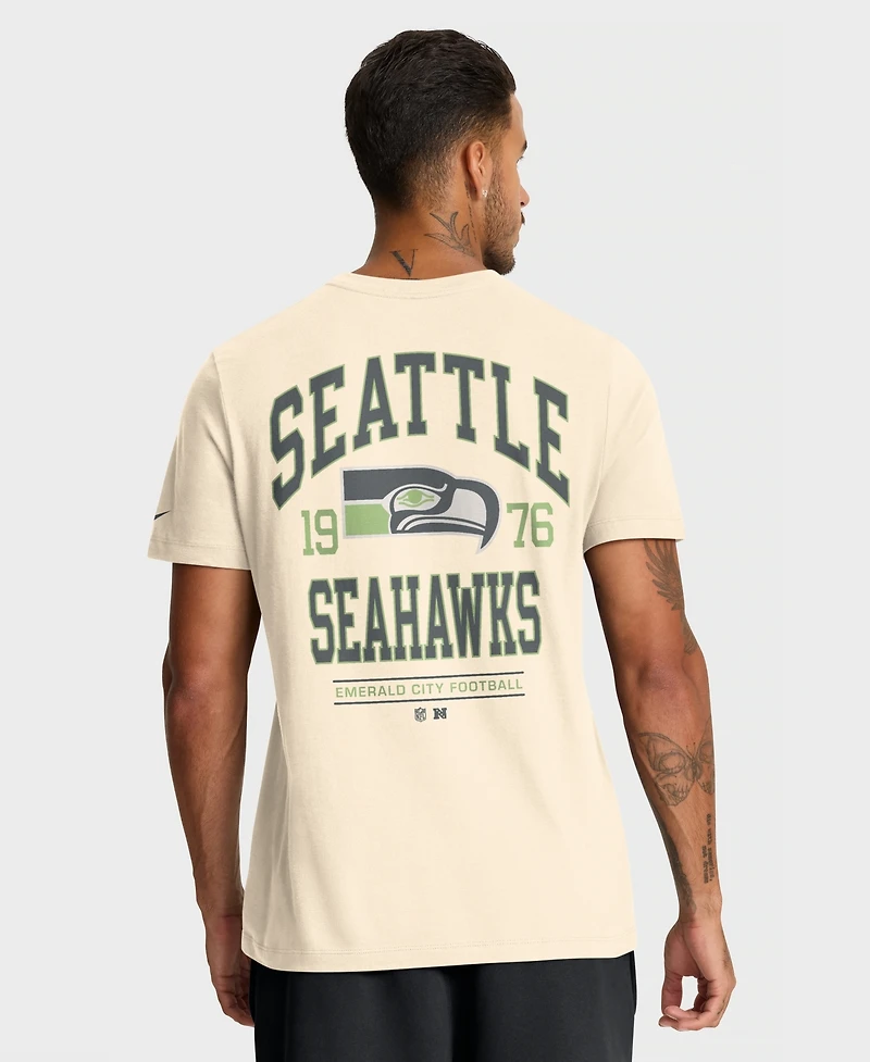 Nike Men's Natural Seattle Seahawks Freestyle Essential T-Shirt
