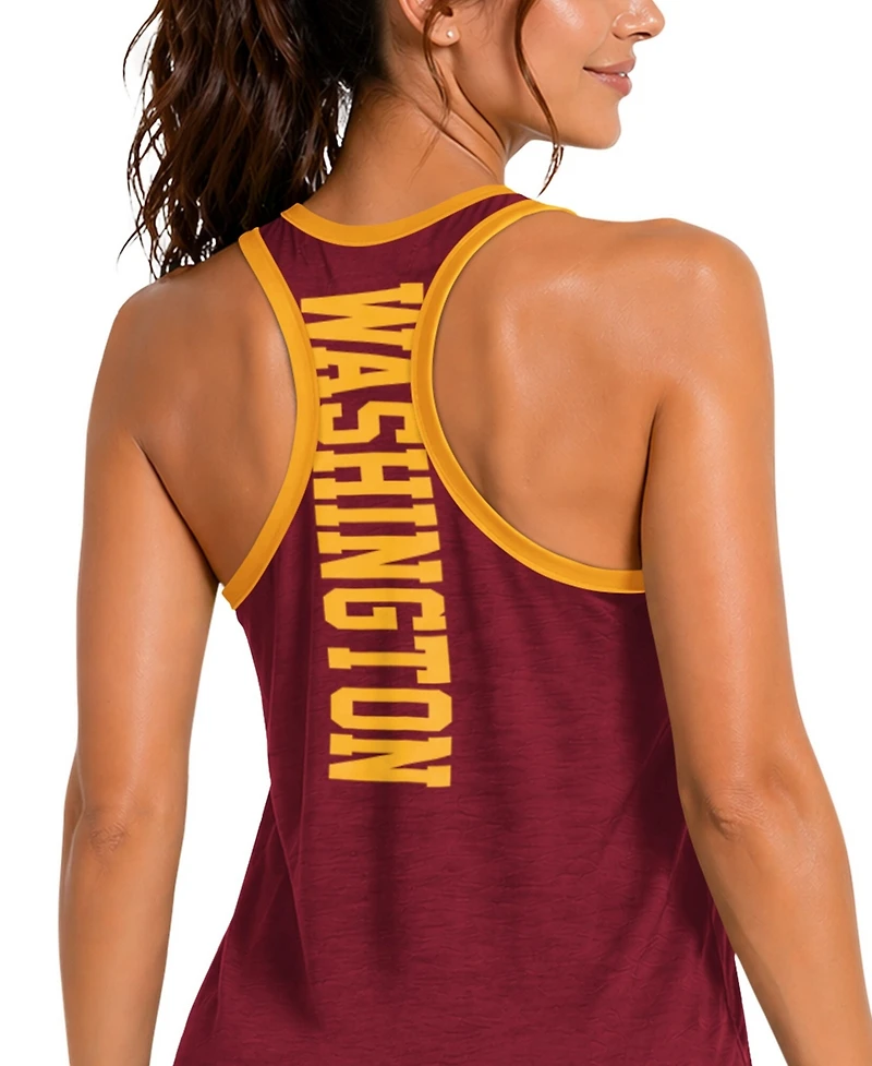 G-iii 4Her by Carl Banks Women's Burgundy Washington Commanders Tater Ii Racerback Tank Top