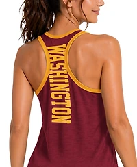 G-iii 4Her by Carl Banks Women's Burgundy Washington Commanders Tater Ii Racerback Tank Top