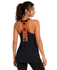 G-iii 4Her by Carl Banks Women's Black Cincinnati Bengals Tater Ii Racerback Tank Top