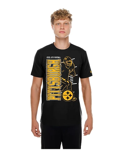 New Era Men's Black Pittsburgh Steelers Training Camp T-Shirt