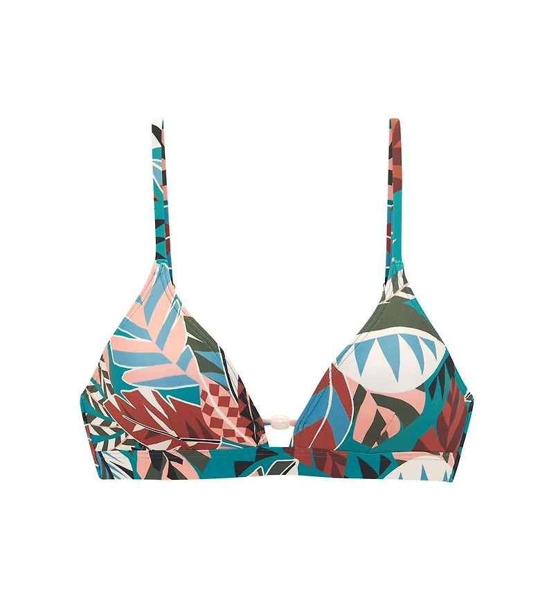 Lascana Women's Bead Detail Triangle Bikini Swimsuit Top Bra Sizing