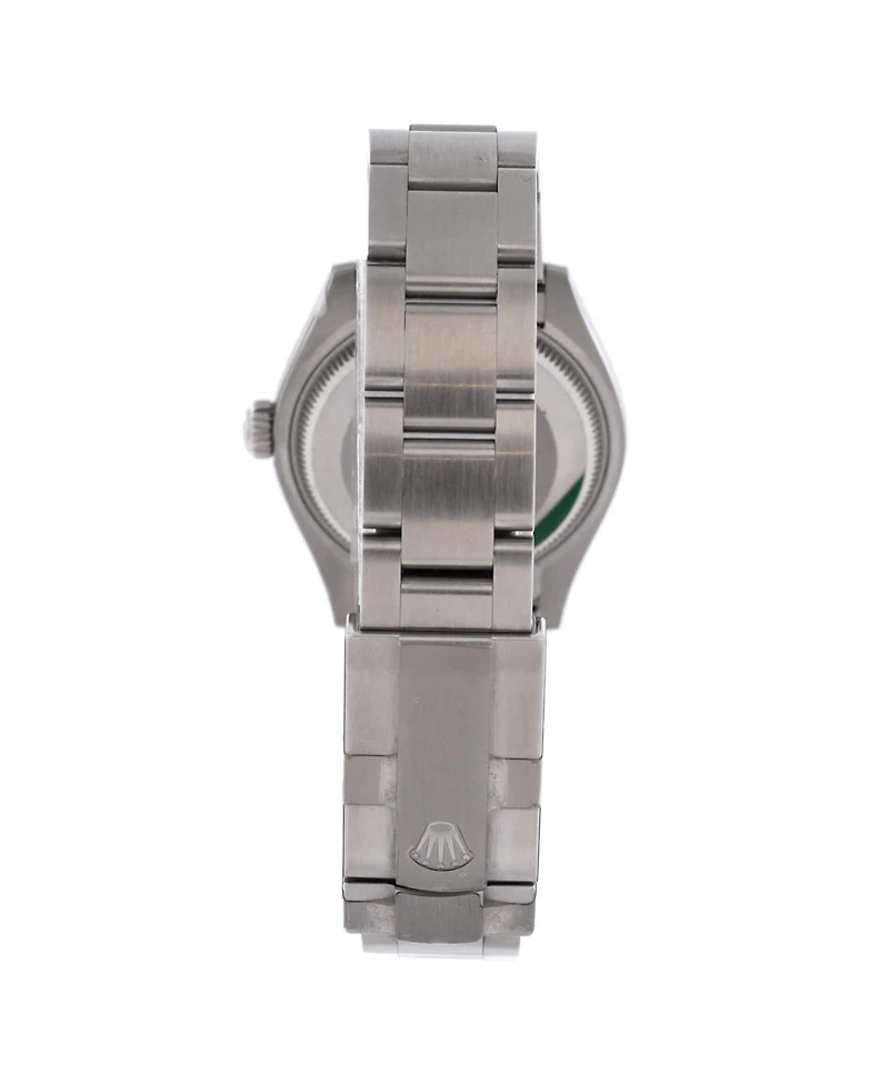 Pre-Owned Rolex Oyster Perpetual Pistachio Green Automatic Watch in Stainless Steel 31mm