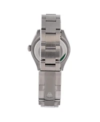 Pre-Owned Rolex Oyster Perpetual Pistachio Green Automatic Watch in Stainless Steel 31mm