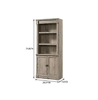 Bison Office Bookcase with Modern Storage Design