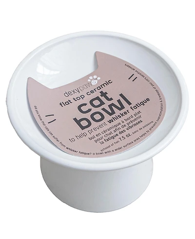 Dexypaws Flat Top Cat Bowl