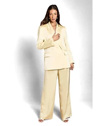 Coast Women's Satin High-Waist Flare Trousers