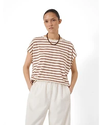 Hush Women's Petra Cotton Relaxed Fit T-shirt