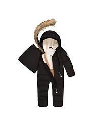 Deux par Baby Unisex Snug One Piece Snowsuit Adapted for Car Seats