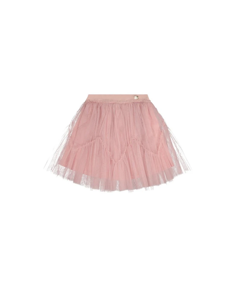 Deux par Deux Toddler Girl ( size 2T to 5T ) Mesh Skirt Pale Dusty