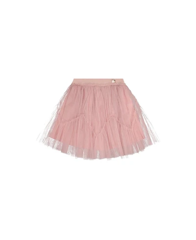 Deux par Deux Toddler Girl ( size 2T to 5T ) Mesh Skirt Pale Dusty