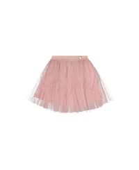 Deux par Deux Toddler Girl ( size 2T to 5T ) Mesh Skirt Pale Dusty