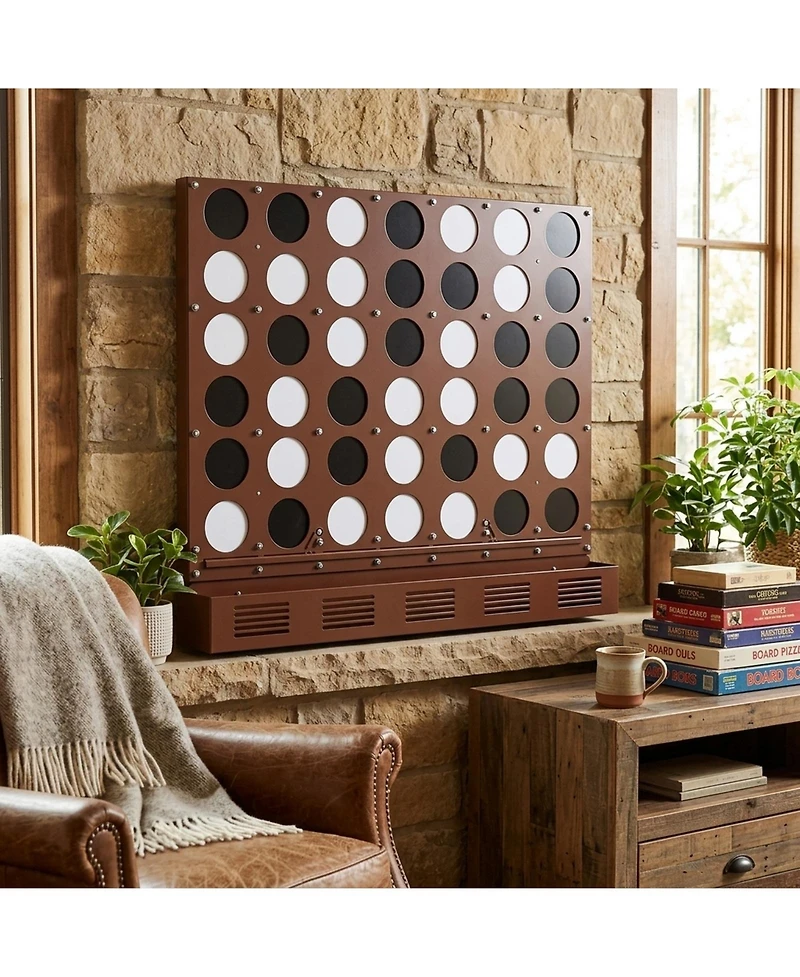 Hongge Connect Four Strategy Wall-Mounted Board Game, Ages 6+
