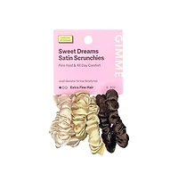 Gimme Beauty Slim Satin Hair Scrunchies Soft