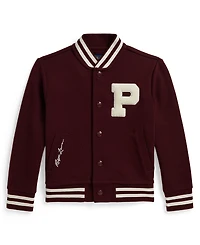 Polo Ralph Lauren Boys' 2T-7 Double-Knit Letter Jacket