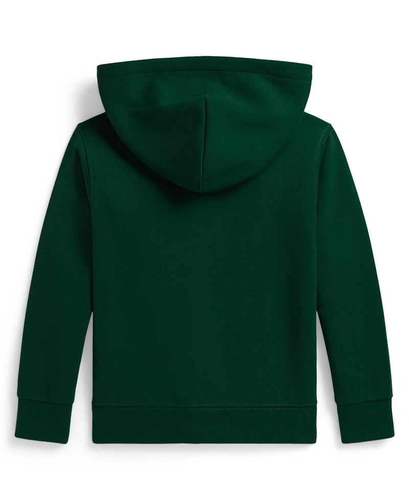 Polo Ralph Lauren Boys' 2T-7 Logo Double-Knit Full-Zip Hoodie