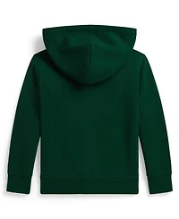 Polo Ralph Lauren Boys' 2T-7 Logo Double-Knit Full-Zip Hoodie