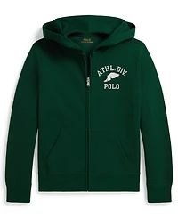 Polo Ralph Lauren Boys' 8-20 Logo Double-Knit Full-Zip Hoodie