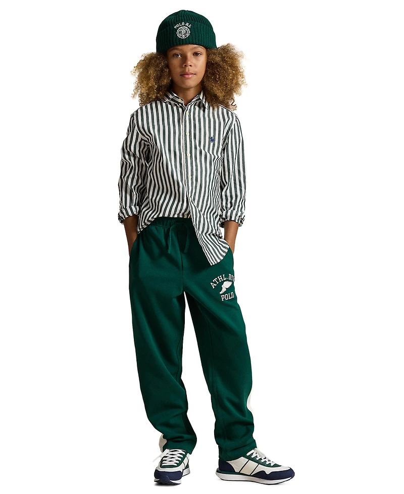 Polo Ralph Lauren Boys' 8-20 Striped Cotton Poplin Shirt
