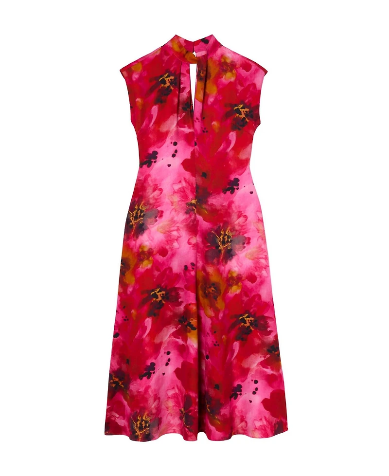 Whistles Women's Painterly Floral Midi Dress