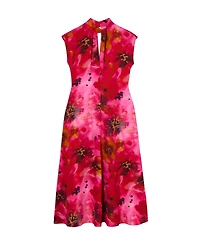 Whistles Women's Painterly Floral Midi Dress