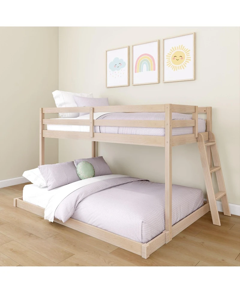 Grain & Grove Bear Plywood Twin/Full Low Bunk