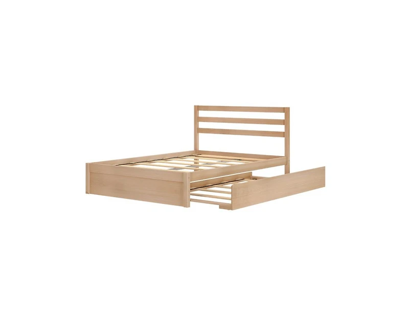 Grain & Grove Bear Full Single Bed With Trundle