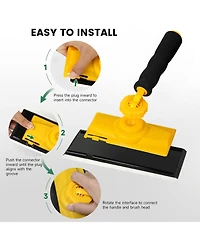 Xdovet Paint Edger Pad Refills for Walls Wood Decks Sheds Fences