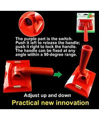 Xdovet Anglet Edger Edge Trimmer Extendable Handle Pad Applicator Walls Corners Ceilings
