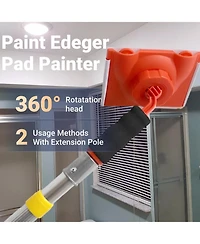 Xdovet Paint Edger Trimmer With Pad Refills Corner Walls Ceilings Trim Touch Up Refill Applicator Flat Surfaces