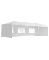 Streamdale Furniture 10x30' Outdoor Garden Gazebo Wedding Party Tent with 5 Removable Sidewalls
