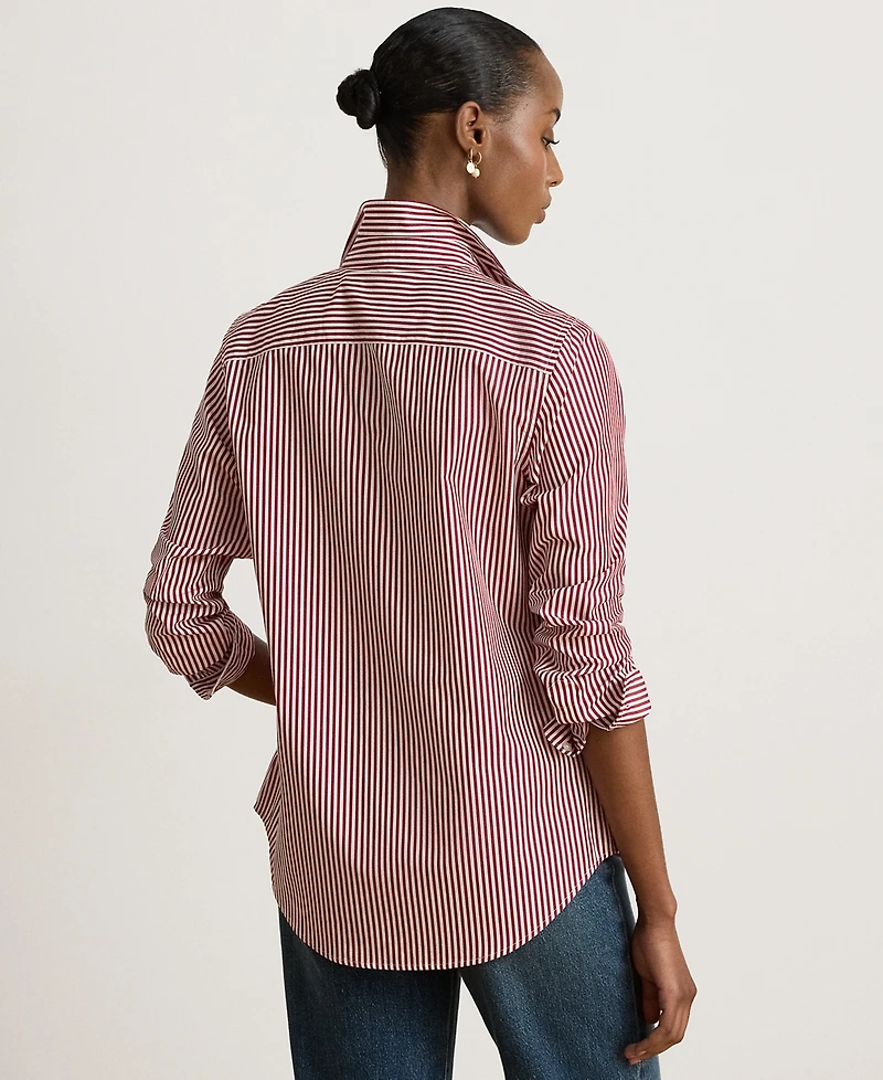 Lauren Ralph Petite Classic-Fit Point Collar Shirt