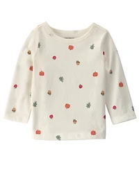 Carter's Boys' Thanksgiving Thermal Long-Sleeve Top and Overall, 2-Piece Set