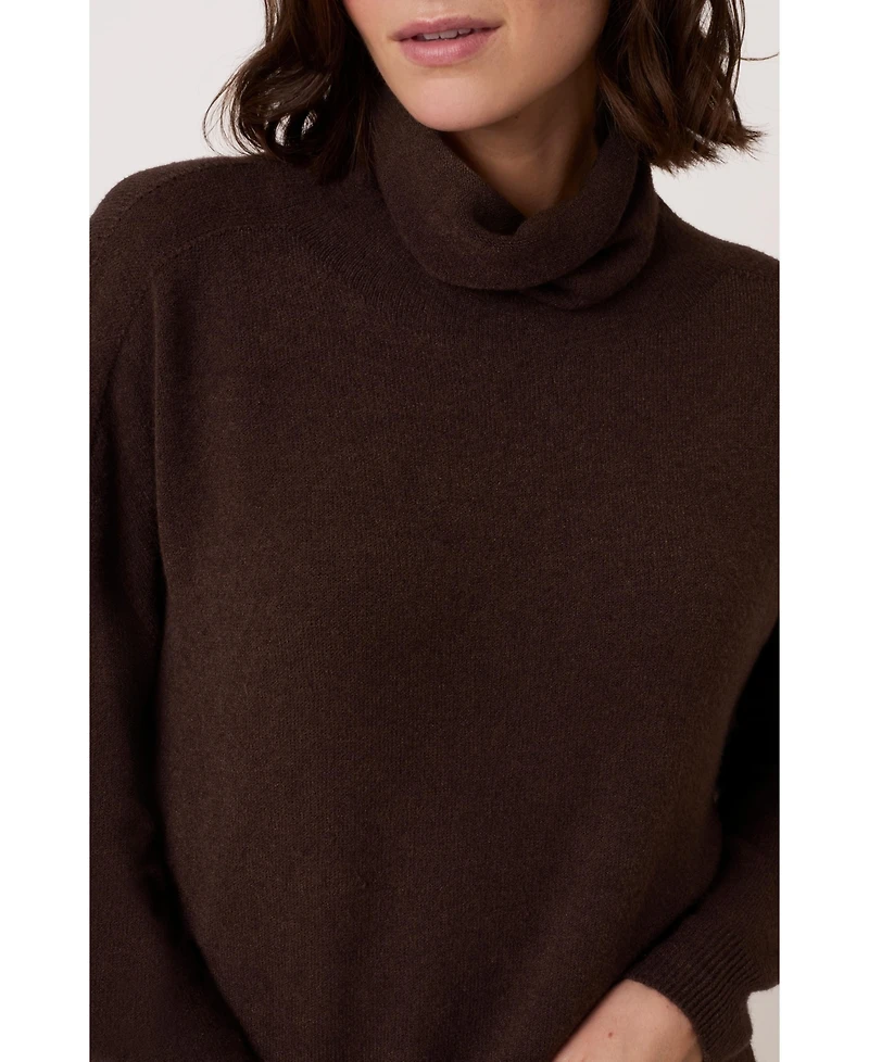 Celtic & Co. Women's Slouchy Roll Neck Jumper