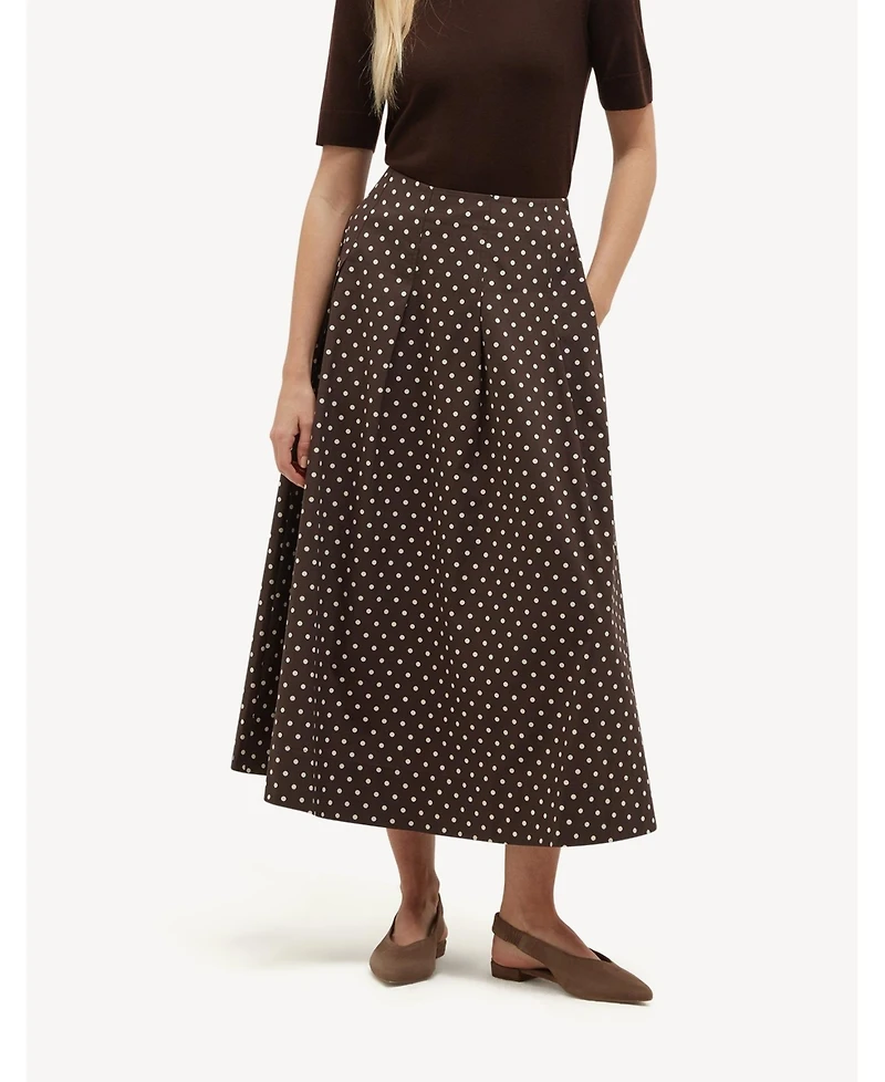 Hobbs London Women's Antonella A-Line Midi Skirt
