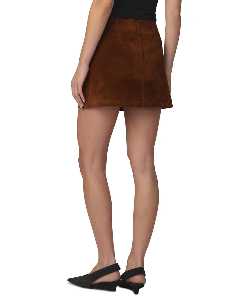 Macy's Women's Faux Suede A-Line Mini Skirt, Created for