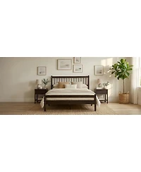 Streamdale Furniture Traditional Queen Size Pinewood Bed with Headboard and Footboard