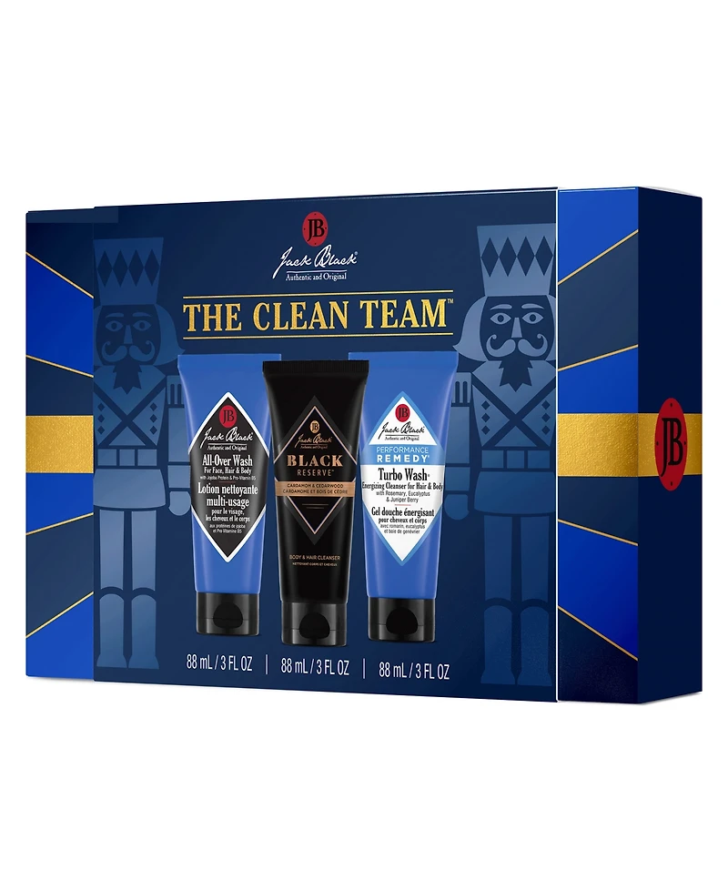 Jack Black 3-Piece The Clean Team All-Over Wash Gift Set