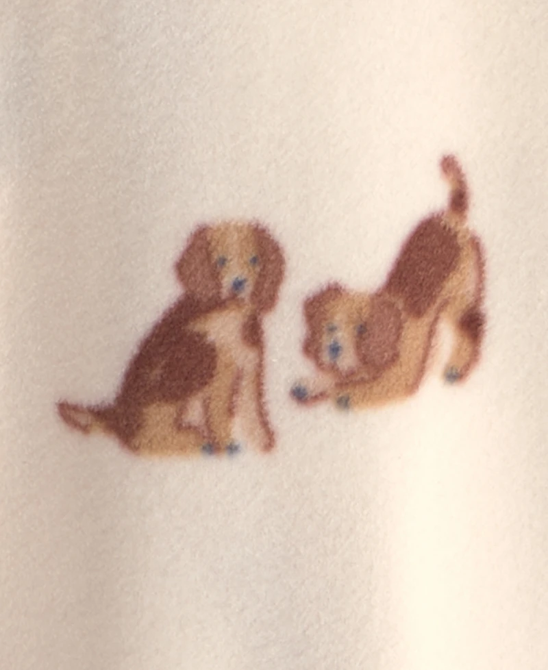 Carter's Baby Boys' Dog Fleece 2-Way Zip Sleep & Play
