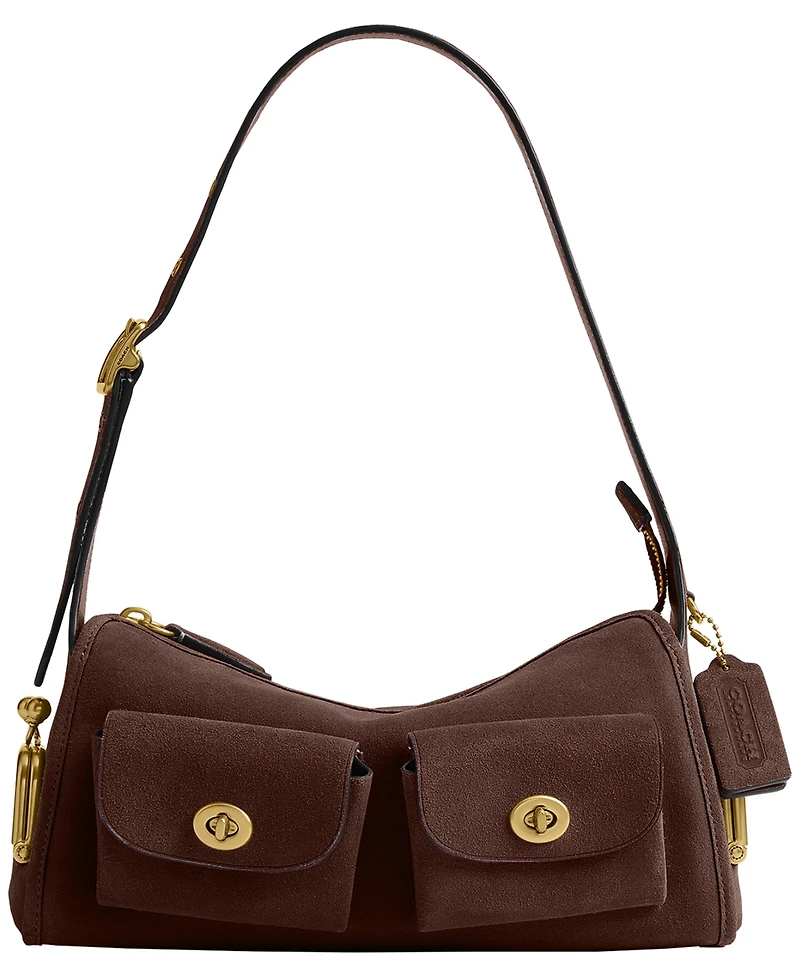 Coach Originals Turn-Lock Haversack Small Shoulder Handbag 27
