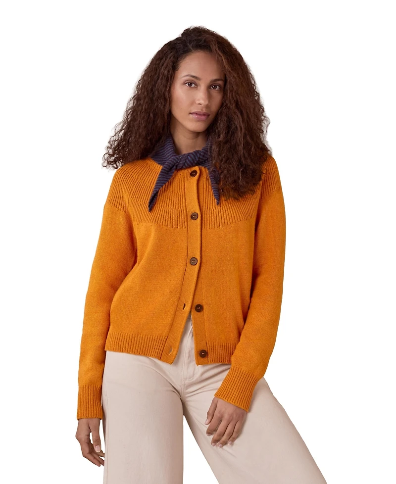 Celtic & Co. Women's Textured Yoke Sweater