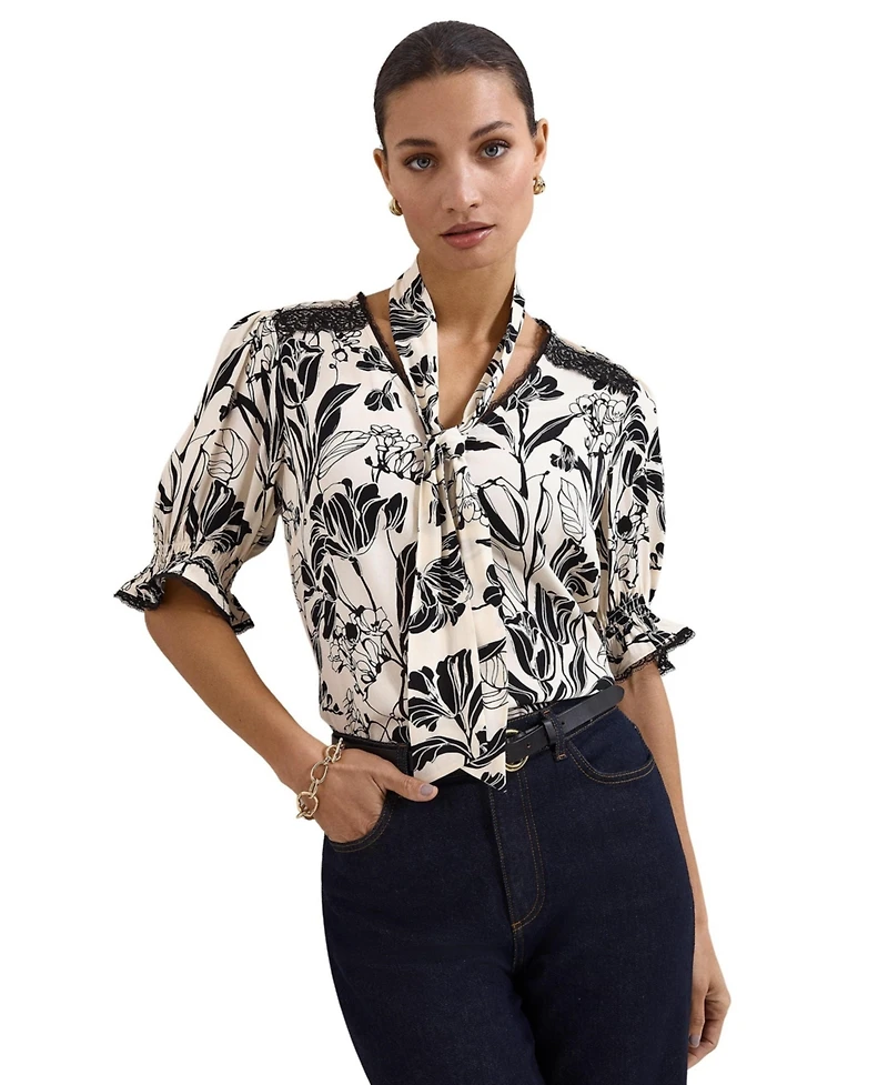 Phase Eight Women's Aisra Lace Blouse Top