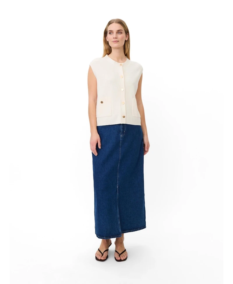 Masai Copenhagen Women's MaLossan Button-Front Knit Vest