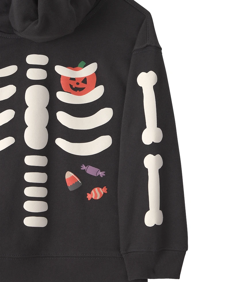 Carter's Toddler Boys' 2T-5T Skeleton Halloween Hoodie