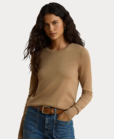 Lauren Ralph Women's Long-Sleeve Crewneck Sweater