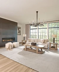 Bernhardt Tribeca 64" Wood Modern Coffee Table