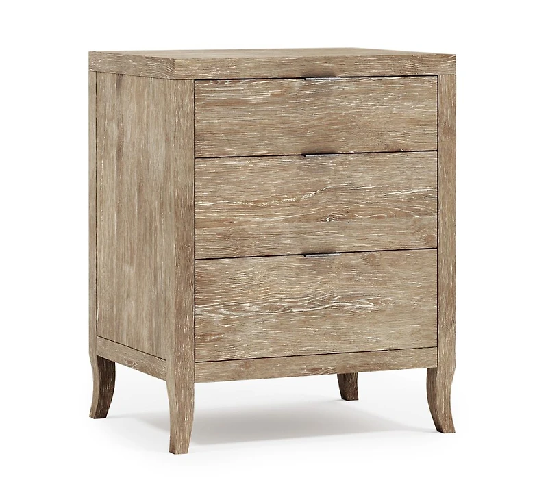 Bernhardt Tribeca 24" Wood 3-Drawers Nightstand