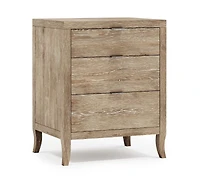 Bernhardt Tribeca 24" Wood 3-Drawers Nightstand