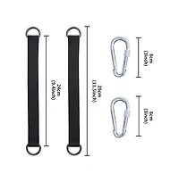 Piscifun 2 Tree Swing Straps Hanging Kit 2200 Pound Capacity Stainless Steel Carabiners For Hammock Swing