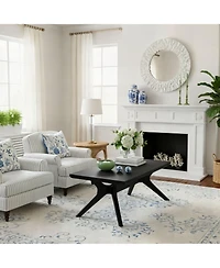 Sunset Living Furniture Cross Leg Rectangular Coffee Table